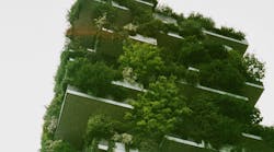 White Building Exterior Surrounded Trees And Gardens 2815150