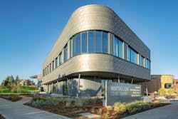 Northglenn, a Denver suburb, opens a net zero, all-electric city hall with a mass timber structure. Photo courtesy City of Northglenn