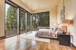 Weather Shield Oversized direct set windows in a bedroom Weather Shield Oversized direct set windows in a bedroom