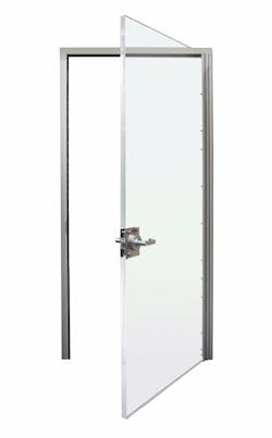 A bullet-resistant door from CR Laurence A bullet-resistant door from CR Laurence