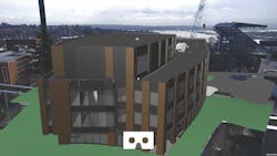 Mortenson construction AR app view