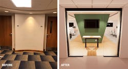 OHIO esports arena before and after entryway OHIO esports arena before and after entryway