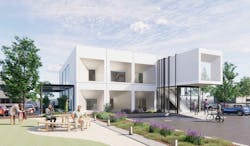 Rendering Of Modular Healthcare Building