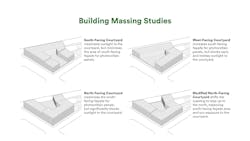 Figure 2-The Branches Building Massing Study