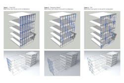Tower facade drawings