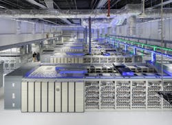 Data Center Storage Unit Rows Upon Rows Of Racks Data Center Storage Unit Rows Upon Rows Of Racks