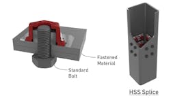 Atlas Tube Shuriken Structural Nut Keeper