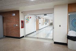 CrossingGard security grille with ThreatProtect building product