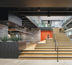 Chemetal 606 blackened aluminum planter