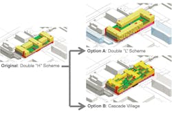 Options for modular construction design of a multifamily building