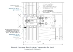 7 steps to investigating curtain wall leaks, Illustration courtesy Oldcastle