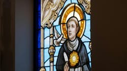 bishopdwengerhighschoolchapelstainedglassdetail