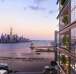 Hoboken Connect will. play up its proximity to New York City. Image: LCOR