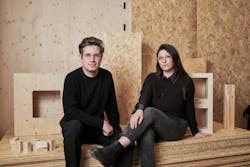 Headshots of tech company's founders