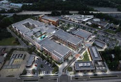 In West Columbia, S.C., Little is helping to turn a now-vacant, 13-acre shopping center site into a walkable complex called Capitol Square. . Courtesy Little Diversified Architectural Consulting