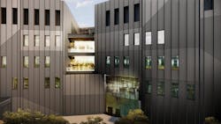 For the State of West Virginia&rsquo;s lab, the solar orientation of the building effectively defines the site into public and private areas. Public areas of the site are located primarily to the south and east, while private/secure areas are generally located to the north and west.