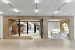 836 Broadway, New York, N.Y. A central pavilion frames the pantry to create a communal hub