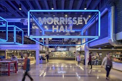 Pictured: Southline, Dorchester, Mass. The 10,000-sf “Morrissey Hall” Food Hall at Southline Pictured: Southline, Dorchester, Mass. The 10,000-sf “Morrissey Hall” Food Hall at Southline