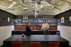 Stonebriar Commercial Finance, Plano, Texas. The speakeasy is one of the standout elements of the space Stonebriar Commercial Finance, Plano, Texas. The speakeasy is one of the standout elements of the space