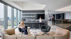 Pictured: Stonebriar Commercial Finance, Plano, Texas. Within this flexible space, employees can take in the natural light and outdoor views Pictured: Stonebriar Commercial Finance, Plano, Texas. Within this flexible space, employees can take in the natural light and outdoor views