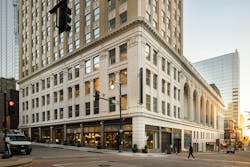 The Midland Lofts, Kansas City, Mo. Opened in 1927, the Midland Office Building in downtown Kansas City had several prominent former tenants. It joined the National Register of Historic Places in 1977 and was vacant for several years prior to its conversion into apartments
