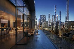 685 Fifth Avenue, New York, N.Y. Engineers designed multiple setbacks to comply with zoning and avoid creating a canyon effect on the street below