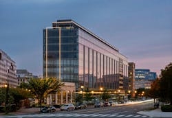 20 Massachusetts Avenue, Washington, D.C. The building exterior harmonizes historic metaphors with contemporary aesthetics, reflecting the L’Enfant urban diagonal and incorporating hotel functions with trophy office space 20 Massachusetts Avenue, Washington, D.C. The building exterior harmonizes historic metaphors with contemporary aesthetics, reflecting the L’Enfant urban diagonal and incorporating hotel functions with trophy office space