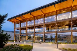 The Mussallem Innovation Center was designed around broad sustainability concepts, including performance, community, wellness, and experience. Photo &copy; LPA