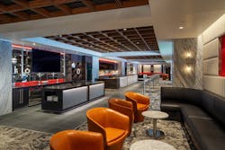 The 1929 Club in University of Georgia’s Sanford Stadium once served as a press box. Photo © HOK The 1929 Club in University of Georgia’s Sanford Stadium once served as a press box. Photo © HOK