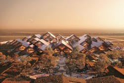 Gelephu International Airport in Gelephu, The Kingdom of Bhutan. Rendering &copy; BIG