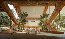 Gelephu International Airport. Rendering &copy; BIG