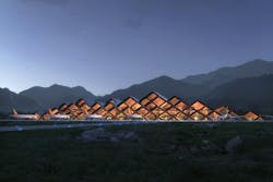 Gelephu International Airport. Rendering &copy; BIG