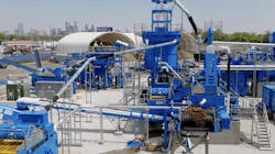 The plant consists of a series of sorters, shakers, screeners, and log rollers. The plant consists of a series of sorters, shakers, screeners, and log rollers.