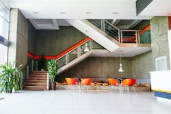 Modern commercial office building interior. Modern office building interior and decoration design. Modern commercial office building interior. Modern office building interior and decoration design.