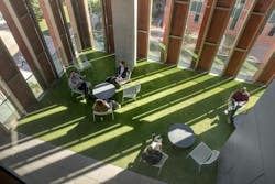 Terrace at the Health Sciences Innovation Building, University of Arizona. Photo courtesy CO Architects