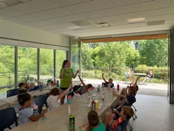 The Nature Place&rsquo;s flexible indoor-outdoor spaces, which host conferences, field trips, private events, fundraisers, and summer camps. Photo courtesy GWWO