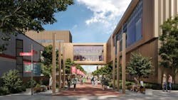 Temple University Breaks Ground on SOM-designed Caroline Kimmel Pavilion for Arts and Communication &copy; SOM | ATCHAIN