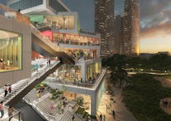 LuLa Light Mall, Chengdu, China. Image: &copy; MVRDV