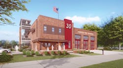 Charlotte Fire Station #30 will be one of the first all-electric firehouses iin the U.S. Charlotte Fire Station #30 will be one of the first all-electric firehouses iin the U.S.