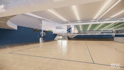 With 62,000 sf of wood-floor gymnasium space, the City of Kearney Indoor Sports Complex in Kearney, Nebraska, is a dynamic venue that houses eight basketball courts, 12 volleyball courts and space for 16 wrestling mats, making it a premier destination for regional tournaments and events. By leveraging prefabricated construction, the facility was designed for efficiency, speed and long-term durability
