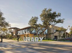 Cedar Park Public Library, Cedar Park, Texas. Photo: Robert Gomez, courtesy Lake Flato Cedar Park Public Library, Cedar Park, Texas. Photo: Robert Gomez, courtesy Lake Flato