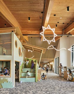 Cedar Park Public Library, Cedar Park, Texas. Photo: Robert Gomez, courtesy Lake Flato